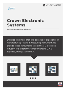 PDF - Crown Electronic Systems