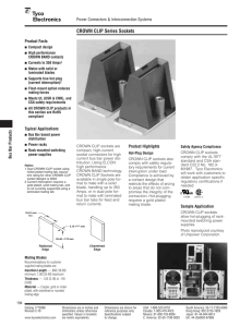 CROWN CLIP Series Sockets