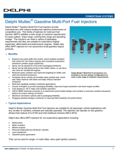 Delphi Multec Gasoline Multi