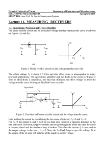 Lecture 11. MEASURING RECTIFIERS
