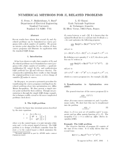 numerical methods for h2 related problems