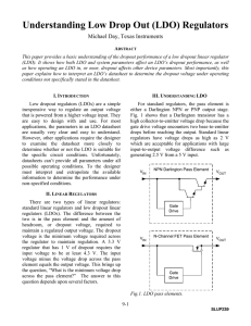 Understanding Low Drop Out (LDO) Regulators