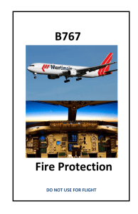 B767 Fire Protection
