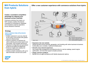 Mill Products Solutions from hybris