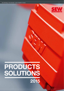 products solutions - SEW