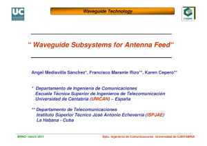 “ Waveguide Subsystems for Antenna Feed“