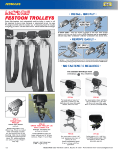 Lock `n Roll Festoon Trolleys