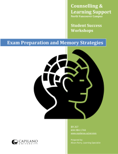 Exam Preparation and Memory Strategies