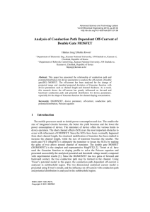 Analysis of Conduction Path Dependent Off