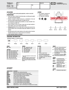 tribay® hgx-16 - Hubbell Industrial