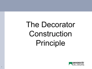 The Decorator Construction Principle