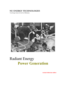 Radiant Energy Power Generation