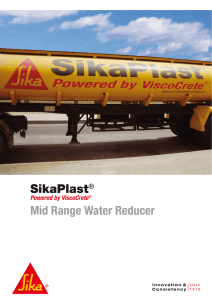 SikaPlast® Mid Range Water Reducer