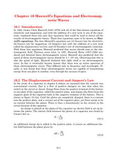 Chapter 10 Maxwell`s Equations and Electromag