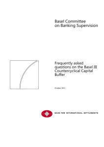 Frequently asked questions on the Basel III Countercyclical Capital