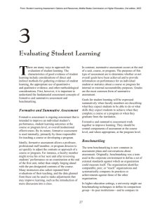 Evaluating Student Learning