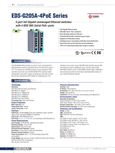 EDS-G205A-4PoE Series