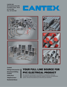 your full line source for pvc electrical product