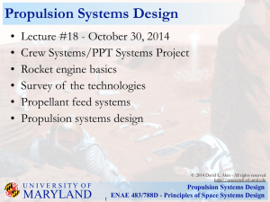 Propulsion Systems Design