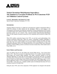 Nickel-Chromium-Molybdenum Superalloys