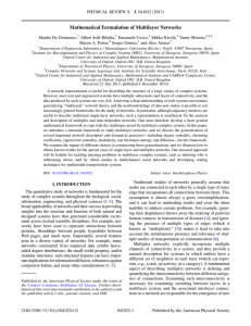 Mathematical Formulation of Multilayer Networks