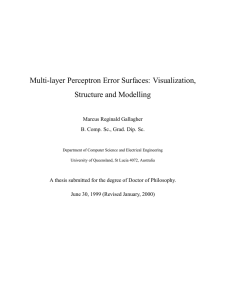 Multi-layer Perceptron Error Surfaces