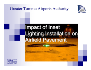 Impact of Inset Lighting Installation on Airfield Pavement by Bob