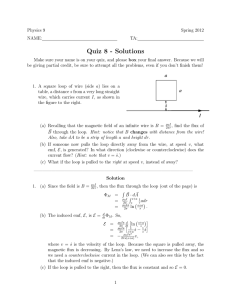 Quiz 8 - Solutions