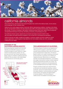 california almonds - Almond Board of California