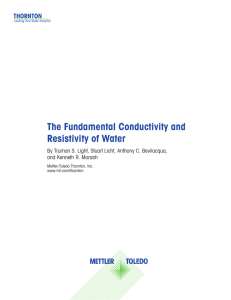 The Fundamental Conductivity and Resistivity of