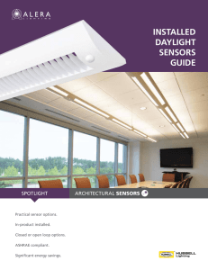 installed daylight sensors guide