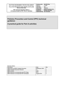ppc technical guidance note