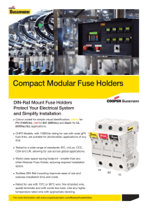 Compact Modular Fuse Holders