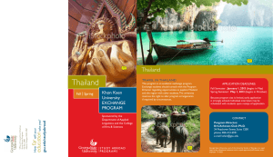 Thailand - Study Abroad Programs