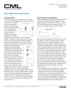 Neon Application Information