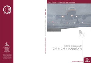 Getting to Grips with CAT II / CAT III Operations