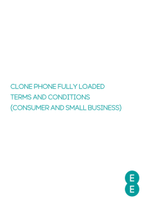 Clone Phone Fully Loaded Terms and Conditions
