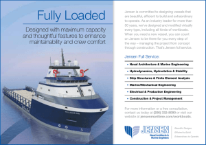 Fully Loaded - Jensen Maritime