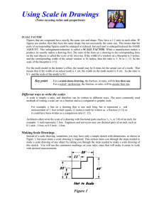 Using Scale in Drawings