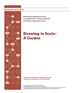 Drawing to Scale - A Garden - the Mathematics Assessment Project