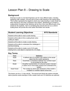 Lesson Plan 8 – Drawing to Scale