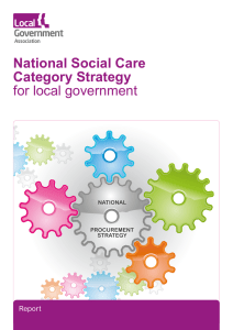 National Social Care Category Strategy for local government