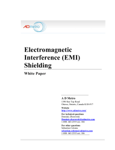 Electromagnetic Interference (EMI) Shielding