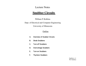 Snubber Circuits - aboutme.samexent.com