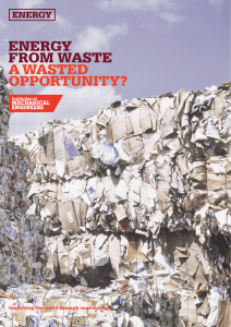 energy from waste a wasted opportunity?