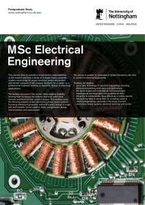Electrical Engineering MSc