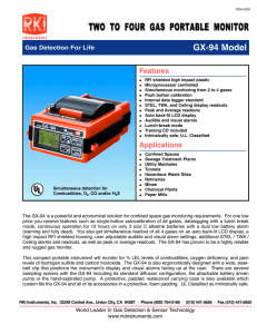 GX-94 - RKI Instruments