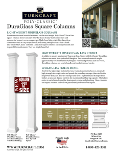 PDF DuraGlass 12" Square Size