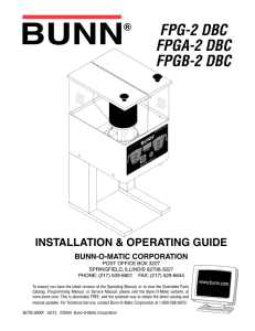 installation, operating, FPG-2 DBC, FPGA-2 DBC, FPGB