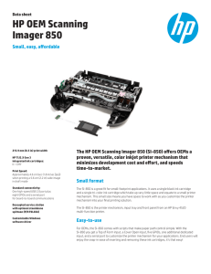 HP OEM Scanning Imager 850